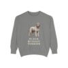 Black Russian Terrier Sweatshirt, Grey, front view