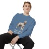 Black Russian Terrier Humor Sweatshirt, Blue Jean, person 1 context