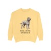 Black Russian Terrier Humor Sweatshirt, Butter, front view