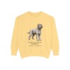 black-russian-terrier-sweatshirt-latin-butter Black Russian Terrier Latin Sweatshirt, Butter, front view