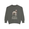 Black Russian Terrier Sweatshirt, Pepper, front view
