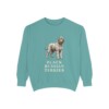 Black Russian Terrier Sweatshirt, Seafoam, front view