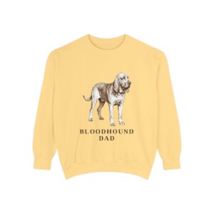 Bloodhound Dad Sweatshirt, Butter, front view