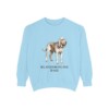 Bloodhound Dad Sweatshirt, Chambray, front view