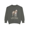 Bloodhound Humor Sweatshirt, Pepper, front view