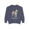 Bloodhound Latin Sweatshirt, Denim, front view