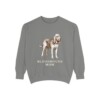 Bloodhound Mom Sweatshirt, Grey, front view