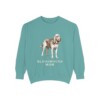 Bloodhound Mom Sweatshirt, Seafoam, front view
