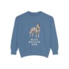 blue-heeler-sweatshirt-dad-blue-jean Blue Heeler Dad Sweatshirt, Blue Jean, front view