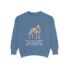 Blue Heeler Humor Sweatshirt, Blue Jean, front view