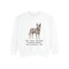 Blue Heeler Humor Sweatshirt, White, front view