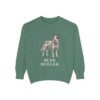 Blue Heeler Sweatshirt, Light Green, front view