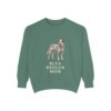 blue-heeler-sweatshirt-mom-light-green Blue Heeler Mom Sweatshirt, Light Green, front view