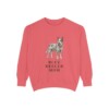 blue-heeler-sweatshirt-mom-watermelon Blue Heeler Mom Sweatshirt, Watermelon, front view