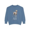 Blue Lacy Sweatshirt, Blue Jean, front view