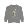 Blue Lacy Dad Sweatshirt, Grey, front view
