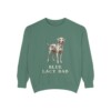 Blue Lacy Dad Sweatshirt, Light Green, front view