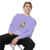 Blue Lacy Dad Sweatshirt, Violet, person 1 context