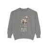 Blue Lacy Sweatshirt, Grey, front view