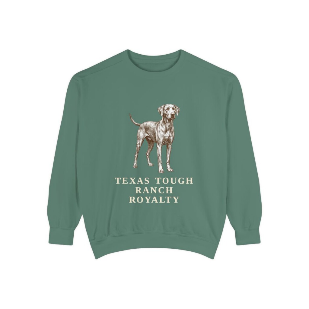 Blue Lacy Humor Sweatshirt, Light Green, front view