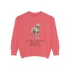 Blue Lacy Humor Sweatshirt, Watermelon, front view