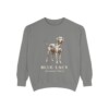 Blue Lacy Latin Sweatshirt, Grey, front view