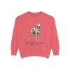 Blue Lacy Latin Sweatshirt, Watermelon, front view