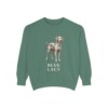 Blue Lacy Sweatshirt, Light Green, front view