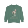 Blue Lacy Mom Sweatshirt, Light Green, front view