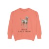 Blue Lacy Mom Sweatshirt, Terracotta, front view