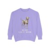 Blue Lacy Mom Sweatshirt, Violet, front view