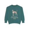Bluetick Coonhound Dad Sweatshirt, Blue Spruce, front view