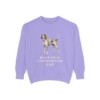 Bluetick Coonhound Dad Sweatshirt, Violet, front view