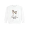 Bluetick Coonhound Dad Sweatshirt, White, front view