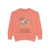 bluetick-coonhound-sweatshirt-humor-terracotta Bluetick Coonhound Humor Sweatshirt, Terracotta, front view