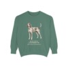 Bluetick Coonhound Latin Sweatshirt, Light Green, front view