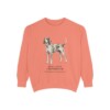 Bluetick Coonhound Latin Sweatshirt, Terracotta, front view