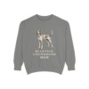 Bluetick Coonhound Mom Sweatshirt, Grey, front view
