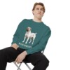 Boerboel Sweatshirt, Blue Spruce, person 1 context