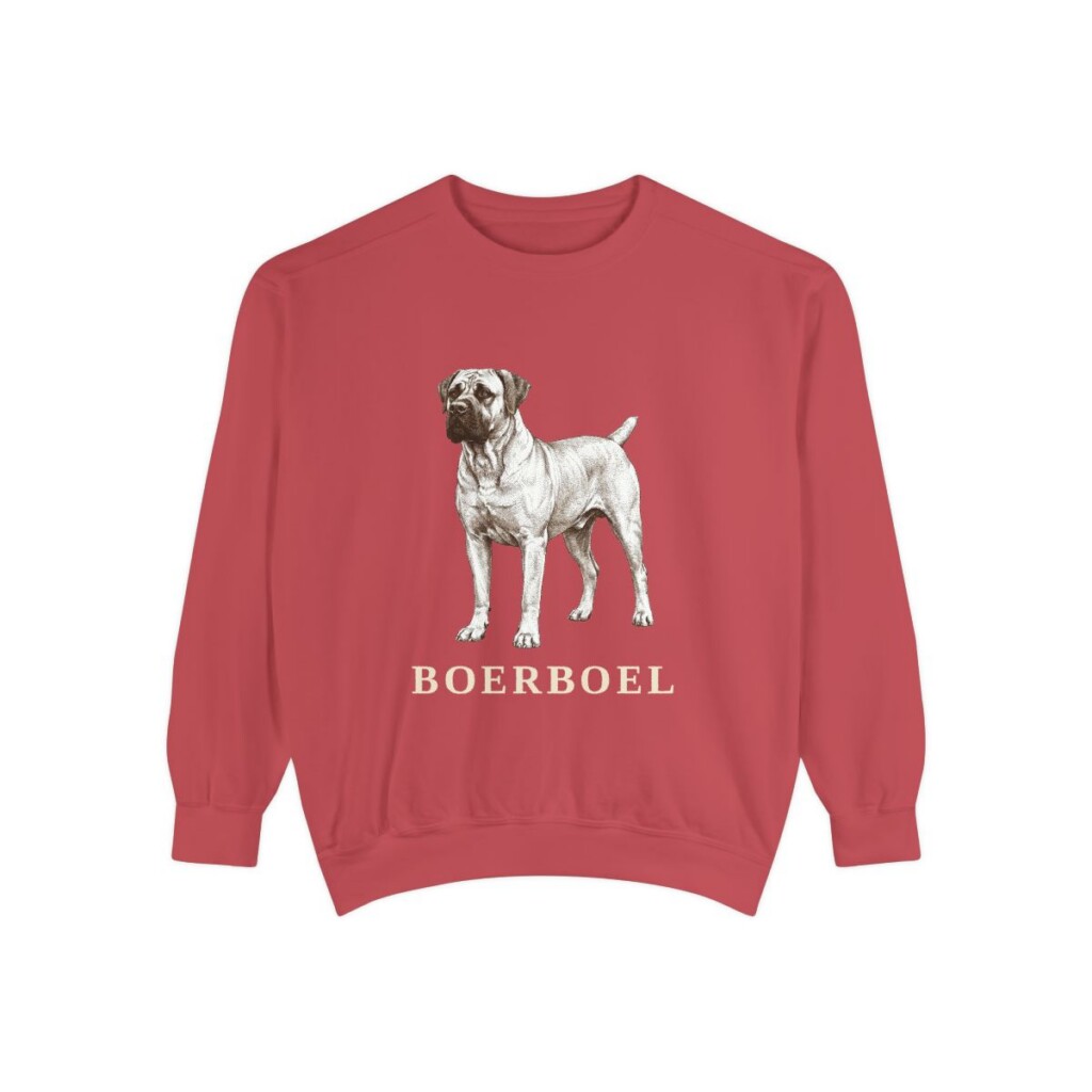 Boerboel Sweatshirt, Crimson, front view