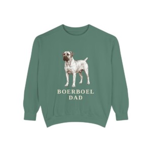 Boerboel Dad Sweatshirt, Light Green, front view