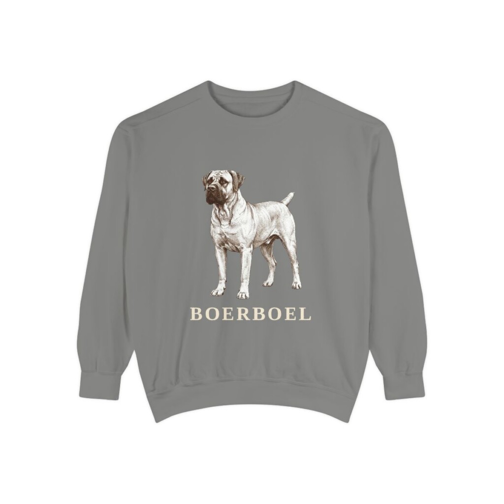 Boerboel Sweatshirt, Grey, front view