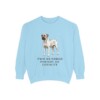Boerboel Humor Sweatshirt, Chambray, front view