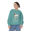 Boerboel Humor Sweatshirt, Seafoam, person 2 front