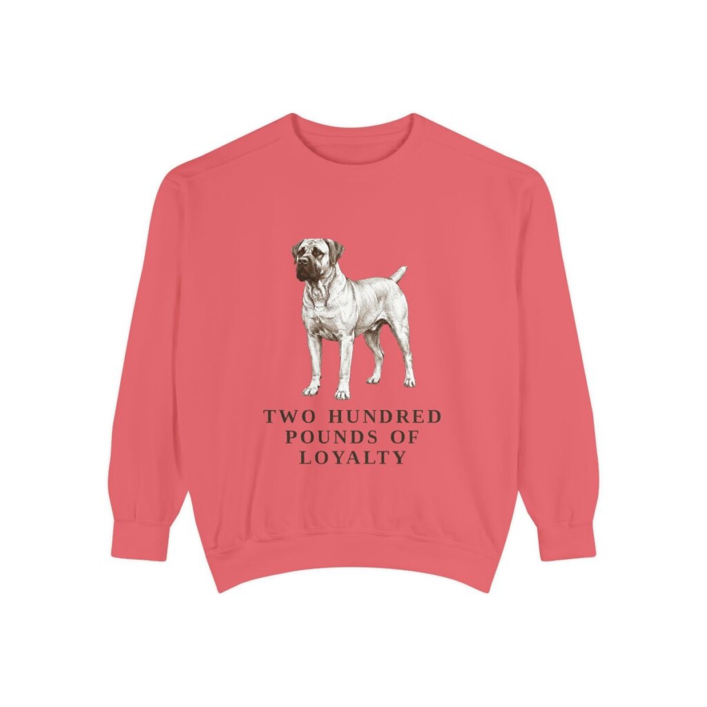 Boerboel Humor Sweatshirt, Watermelon, front view