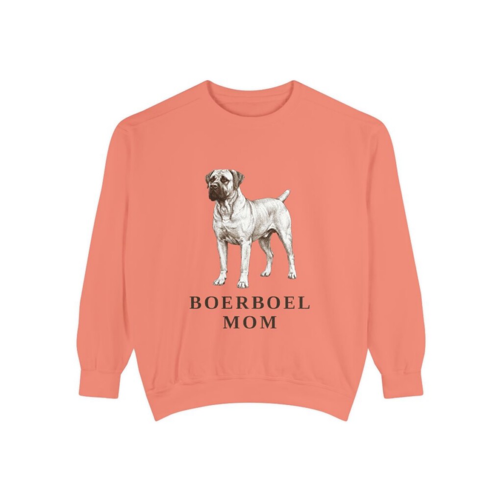 Boerboel Mom Sweatshirt, Terracotta, front view