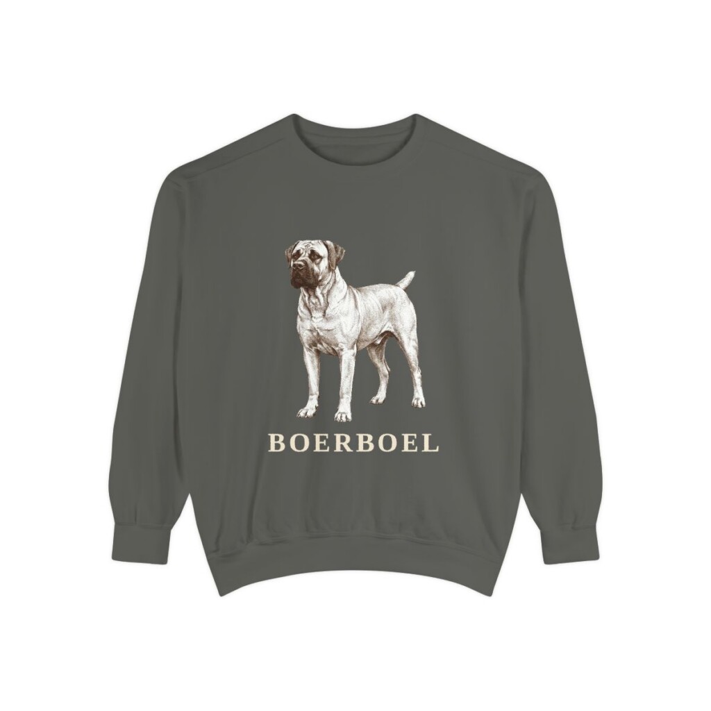 Boerboel Sweatshirt, Pepper, front view