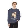 Bolognese Dad Sweatshirt, Denim, person 1 front