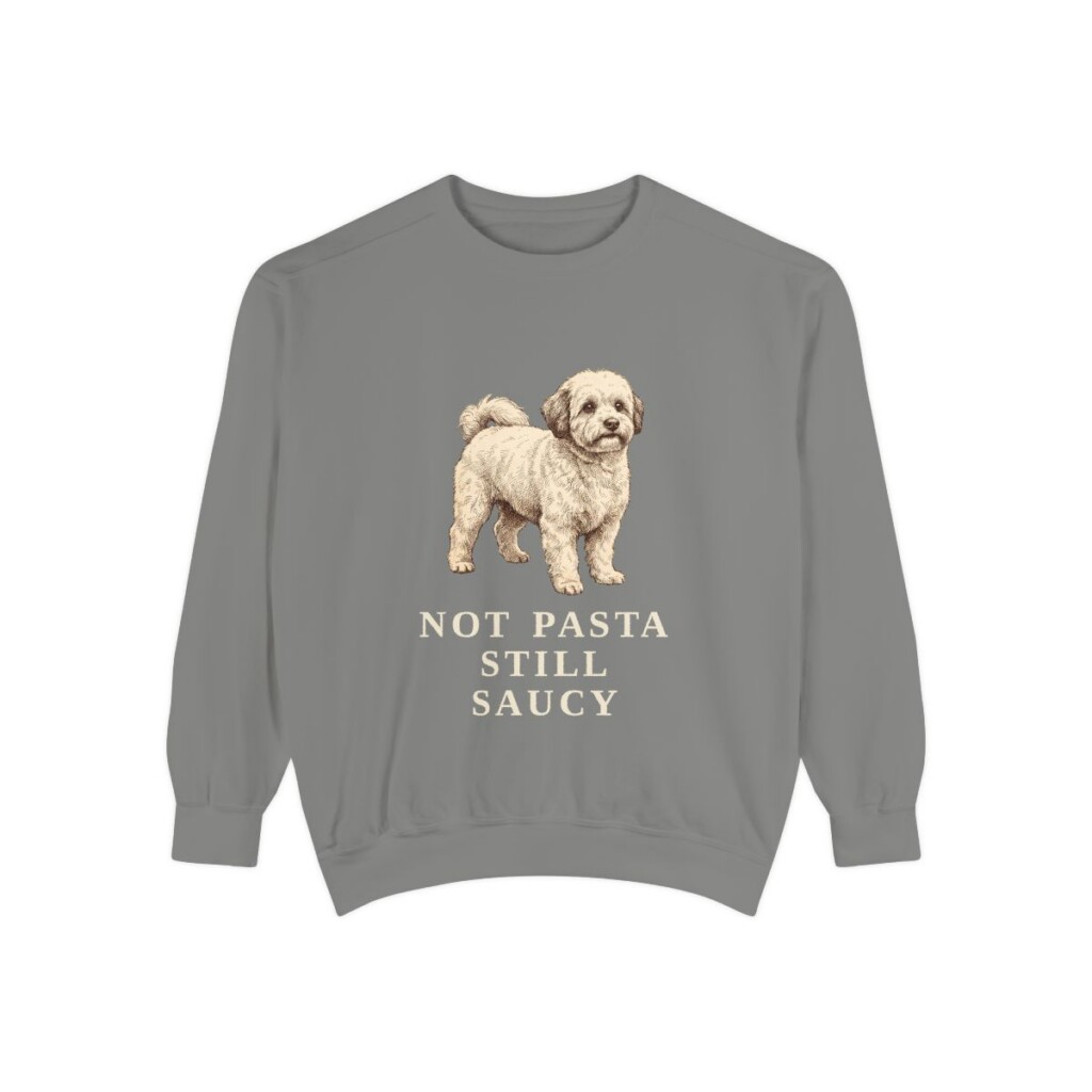 Bolognese Humor Sweatshirt, Grey, front view