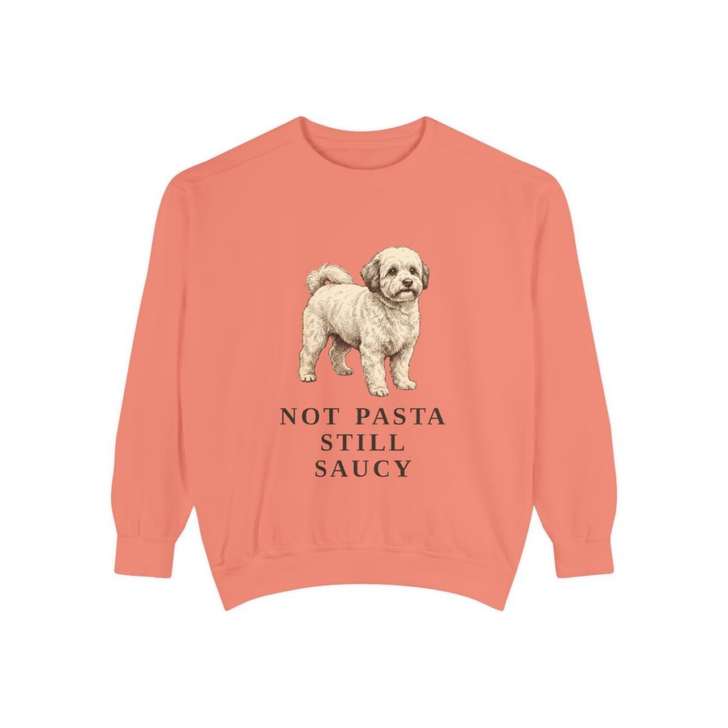 Bolognese Humor Sweatshirt, Terracotta, front view